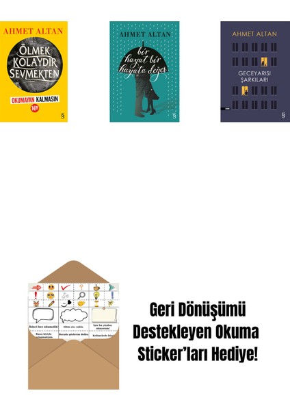 Ölmek Kolaydır Sevmekten (Okumayan Kalmasın) + Bir Hayat Bir Hayata Değer + Geceyarısı Şarkıları + Okuma Sticker'ları