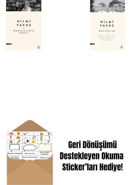 Budalalığın Keşfi + Defterler + Okuma Sticker'ları