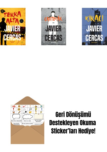 Terra Alta + Sahtekâr + Kiracı + Okuma Sticker'ları