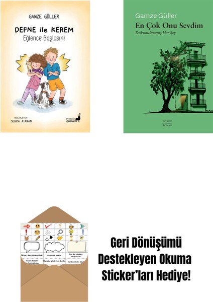 Defne ile Kerem Eğlence Başlasın ! + En Çok Onu Sevdim + Okuma Sticker'ları