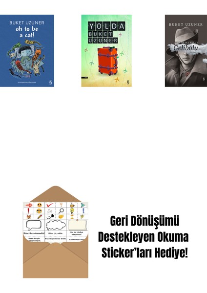 Oh To Be A Cat! + Yolda + Gelibolu (Ciltli) + Okuma Sticker'ları