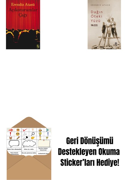 Açıkoturumlar Çağı + Dağın Öteki Yüzü + Okuma Sticker'ları