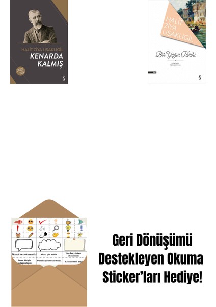 Kenarda Kalmış + Bir Yazın Tarihi + Okuma Sticker'ları