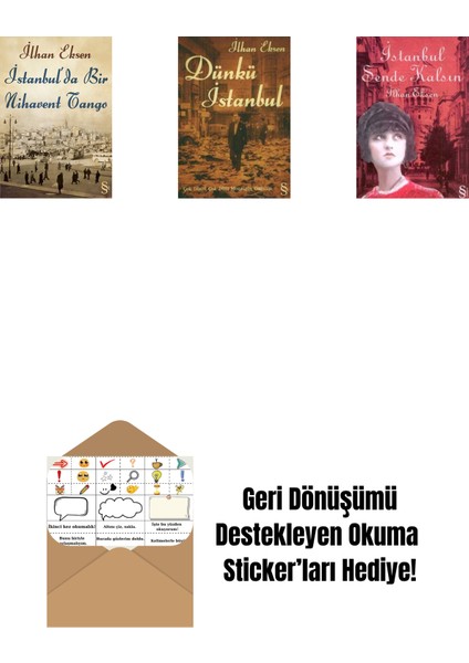 Istanbul'da Bir Nihavent Tango + Dünkü Istanbul + Istanbul Sende Kalsın + Okuma Sticker'ları