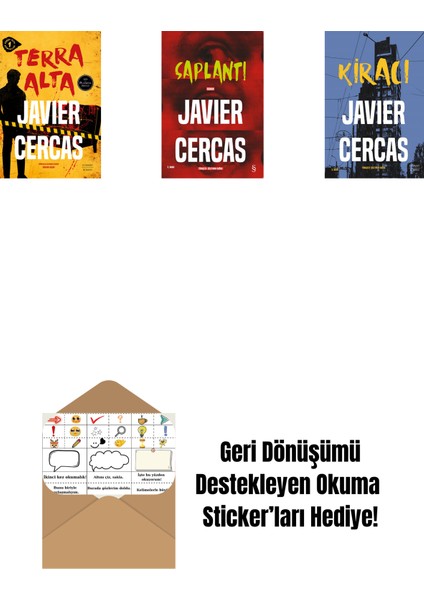 Terra Alta + Saplantı + Kiracı + Okuma Sticker'ları