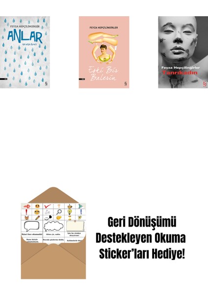 Anlar + Eski Bir Balerin + Tanrıkadın + Okuma Sticker'ları