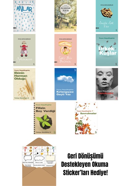 Feyza Hepçilingirler 11 Kitap Set + Okuma Sticker'ları