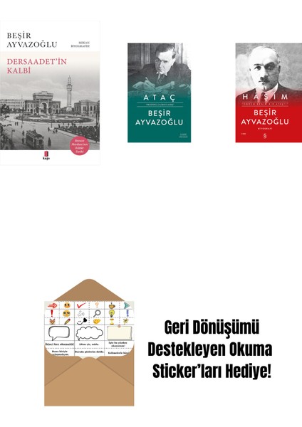 Dersaadet’i̇n Kalbi + Ataç (Ciltli) + Haşim (Ciltli) + Okuma Sticker'ları