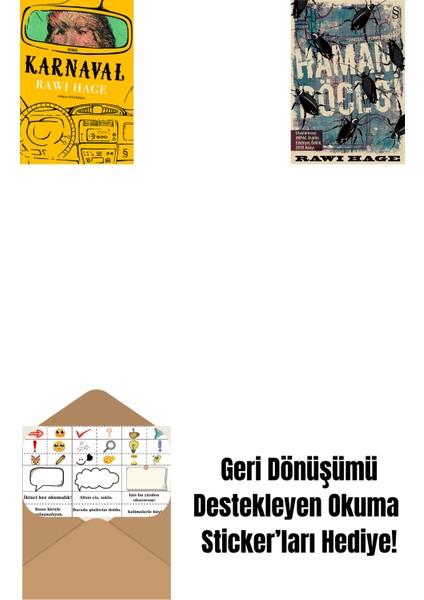 Karnaval + Hamam Böceği + Okuma Sticker'ları