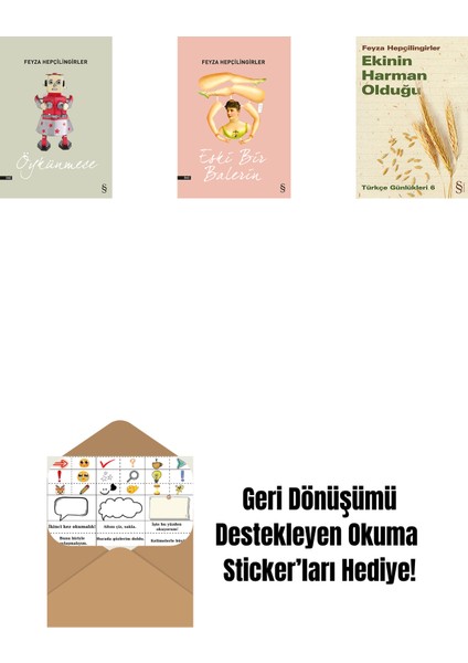 Öykünmece + Eski Bir Balerin + Ekinin Harman Olduğu + Okuma Sticker'ları