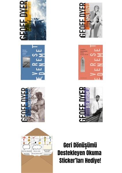 Geoff Dyer 6 Kitap Set + Okuma Sticker'ları