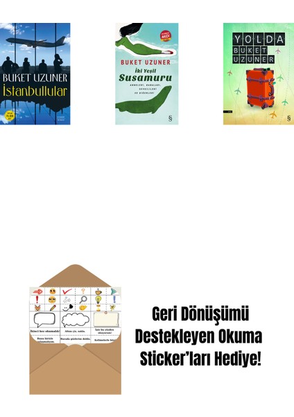 Istanbullular + Iki Yeşil Su Susamuru (Midi Boy) + Yolda + Okuma Sticker'ları