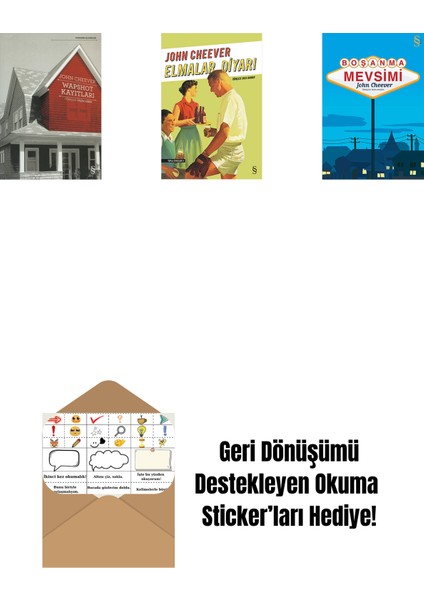 Wapshot Kayıtları + Elmalar Diyarı + Boşanma Mevsimi + Okuma Sticker'ları