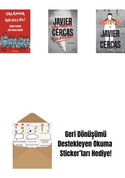 Salamina Askerleri (Çizgi Roman) + Salamina Askerleri + Sahtekâr + Okuma Sticker'ları