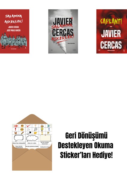 Salamina Askerleri (Çizgi Roman - Ciltli) + Salamina Askerleri + Saplantı + Okuma Sticker'ları