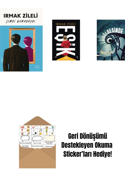Şimdi Buradaydı + Eşik + Gölgesinde + Okuma Sticker'ları