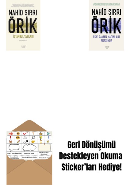 Istanbul Yazıları + Eski Zaman Kadınları Arasında + Okuma Sticker'ları