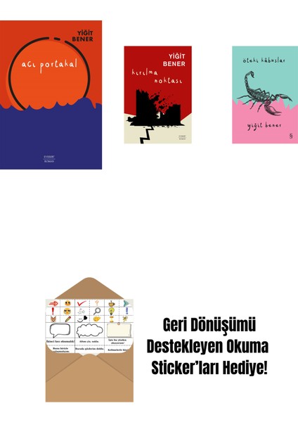 Acı Portakal + Kırılma Noktası + Öteki Kabuslar + Okuma Sticker'ları