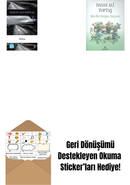 Heba (Midi Boy) + Ben Bir Gürgen Dalıyım + Okuma Sticker'ları