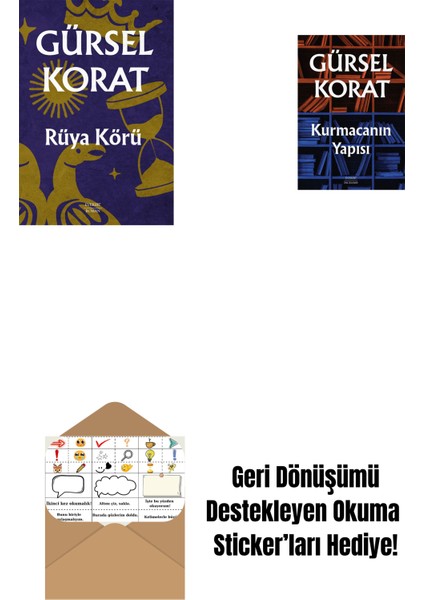 Rüya Körü + Kurmacanın Yapısı + Okuma Sticker'ları