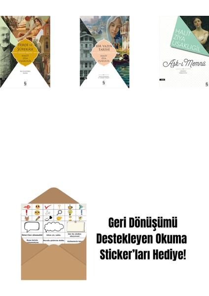 Ferdi ve Şürekası + Bir Yazın Tarihi + Aşk-I Memnu + Okuma Sticker'ları