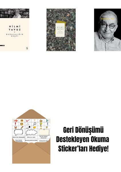 Budalalığın Keşfi + Talan Şiirleri + Büyü’sün Yaz! (Ciltli) + Okuma Sticker'ları