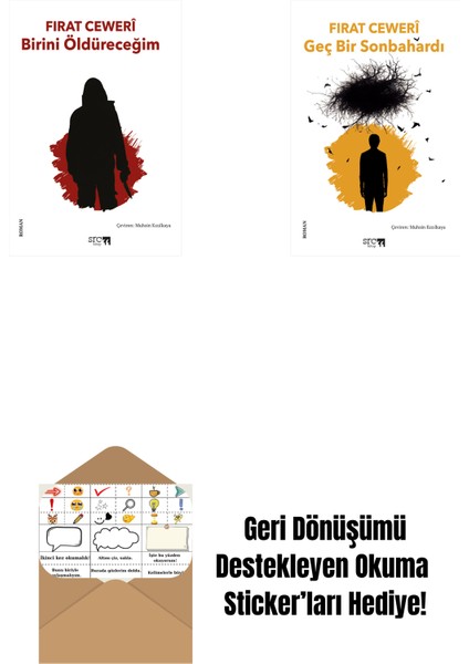 Birini Öldüreceğim + Geç Bir Sonbahardı + Okuma Sticker'ları