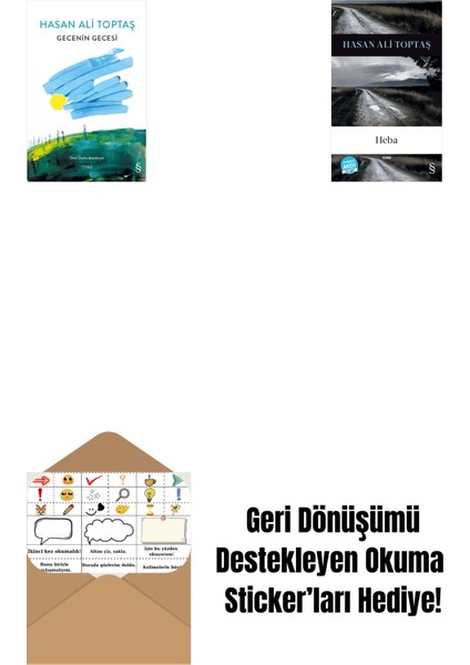 Gecenin Gecesi (Ciltli) + Heba (Midi Boy) + Okuma Sticker'ları