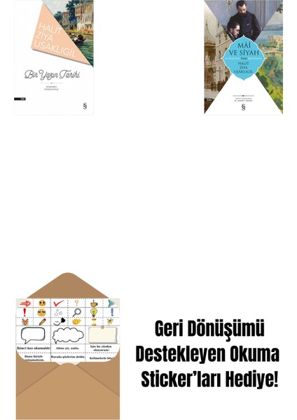 Bir Yazın Tarihi + Mâî ve Siyah - Özgün Tam Metin + Okuma Sticker'ları