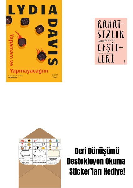 Yapamam ve Yapmayacağım + Rahatsızlık Çeşitleri + Okuma Sticker'ları
