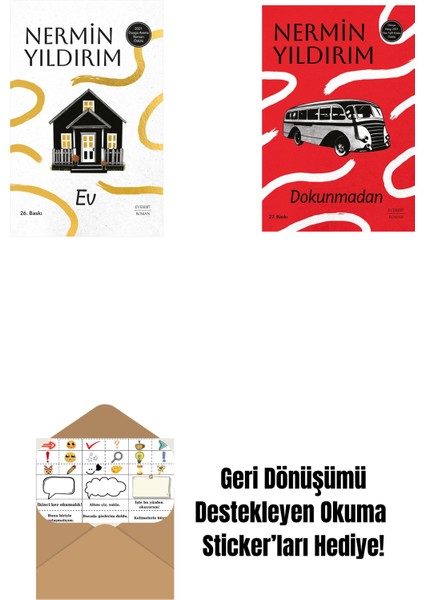 Ev (Ciltli) + Dokunmadan + Okuma Sticker'ları