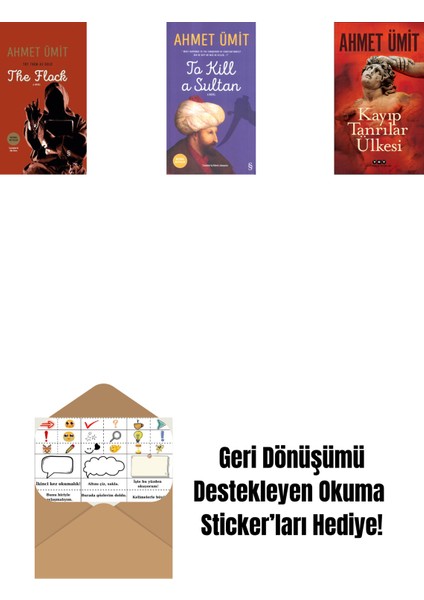 The Flock + To Kill A Sultan + Kayıp Tanrılar Ülkesi + Okuma Sticker'ları
