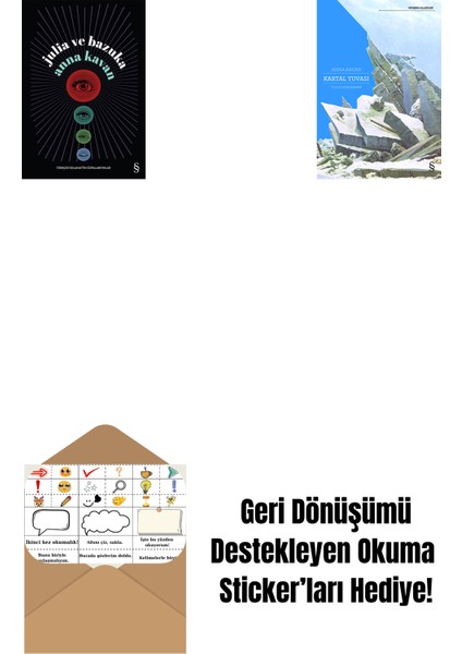 Julia ve Bazuka + Kartal Yuvası + Okuma Sticker'ları