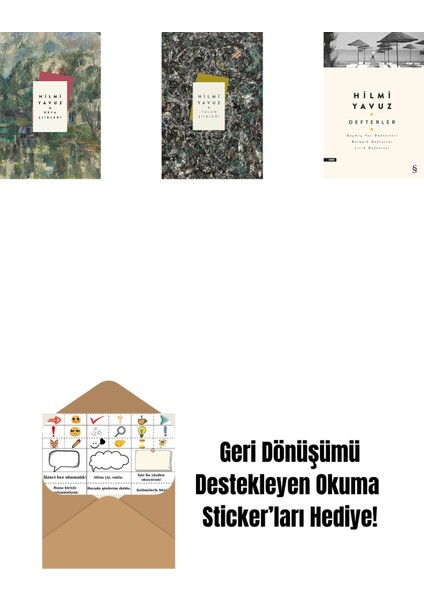 Rüya Şiirleri (Ciltli) + Talan Şiirleri + Defterler + Okuma Sticker'ları