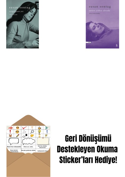 Vurgulanan Yer + Satürn Yıldızı Altında + Okuma Sticker'ları