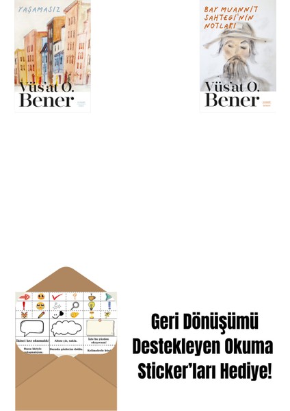 Yaşamasız + Bay Muannit Sahtegi'nin Notları + Okuma Sticker'ları