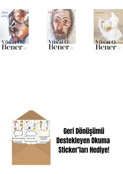 Ipin Ucu + Yabancı + Kapan + Okuma Sticker'ları