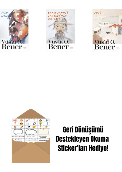Ipin Ucu + Bay Muannit Sahtegi'nin Notları + Dost + Okuma Sticker'ları