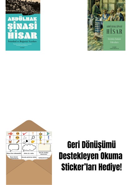 Istanbul ve Boğaziçi Yazıları + Geçmiş Zaman Fıkraları + Okuma Sticker'ları