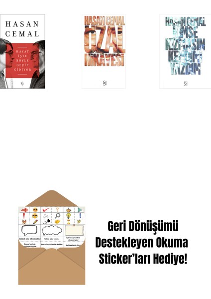 Hayat Işte Böyle Geçip Gidiyor + Özal Hikâyesi + Kimse Kızmasın Kendimi Yazdım + Okuma Sticker'ları