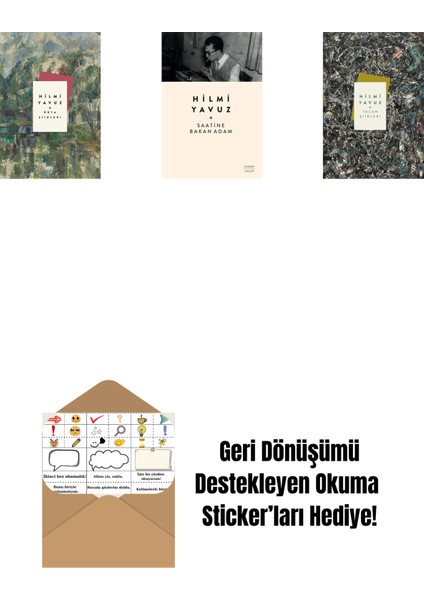 Rüya Şiirleri (Ciltli) + Saatine Bakan Adam + Talan Şiirleri + Okuma Sticker'ları