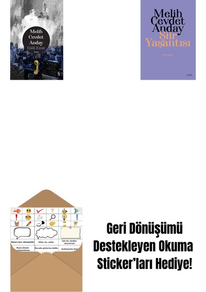 Gizli Emir (Ciltli) + Şiir Yaşantısı - Şiir Yazıları + Okuma Sticker'ları