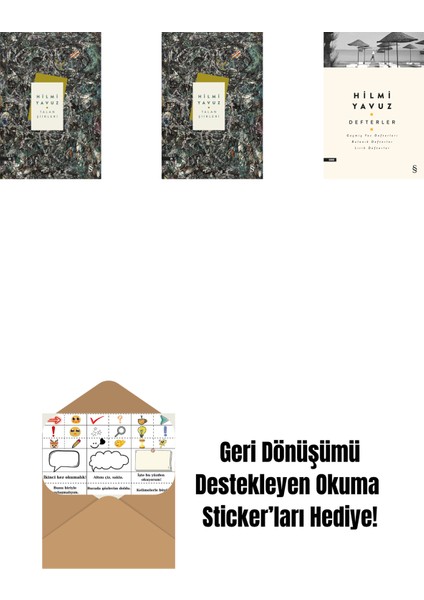 Talan Şiirleri (Ciltli) + Talan Şiirleri + Defterler + Okuma Sticker'ları