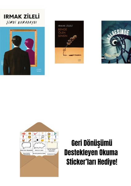Şimdi Buradaydı + Bende Ölen Sensin + Gölgesinde + Okuma Sticker'ları