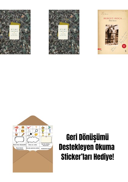 Talan Şiirleri (Ciltli) + Talan Şiirleri + Behçet Hoca + Okuma Sticker'ları