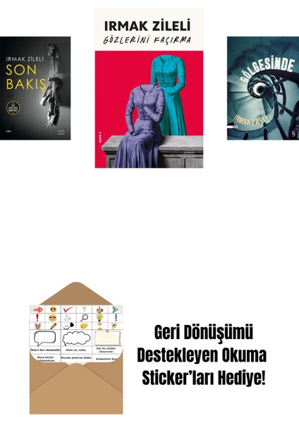 Son Bakış + Gözlerini Kaçırma + Gölgesinde + Okuma Sticker'ları