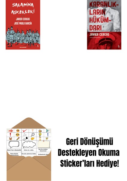 Salamina Askerleri (Çizgi Roman) + Karanlıkların Hükümdarı + Okuma Sticker'ları