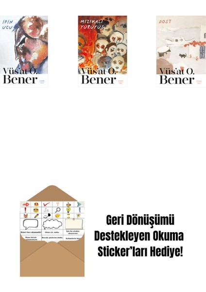 Ipin Ucu + Mızıkalı Yürüyüş + Dost + Okuma Sticker'ları