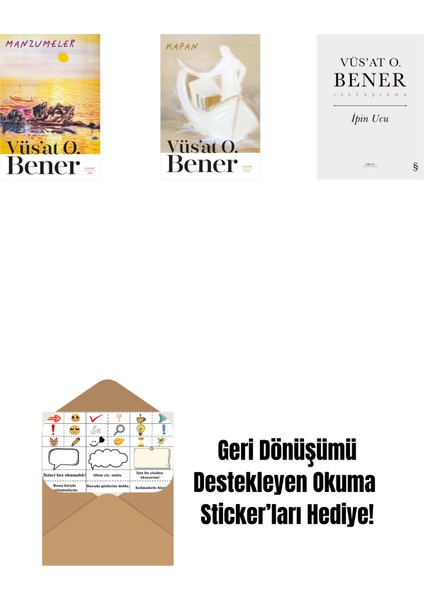 Manzumeler + Kapan + Ipin Ucu (Ciltli) + Okuma Sticker'ları