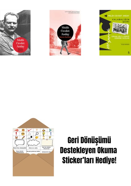Melih Cevdet Anday - Bütün Şiirleri + Barem Kanunu + Kalabalığın Şiiri + Okuma Sticker'ları